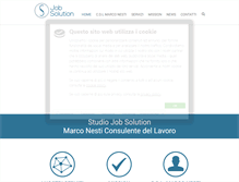 Tablet Screenshot of job-solution.it